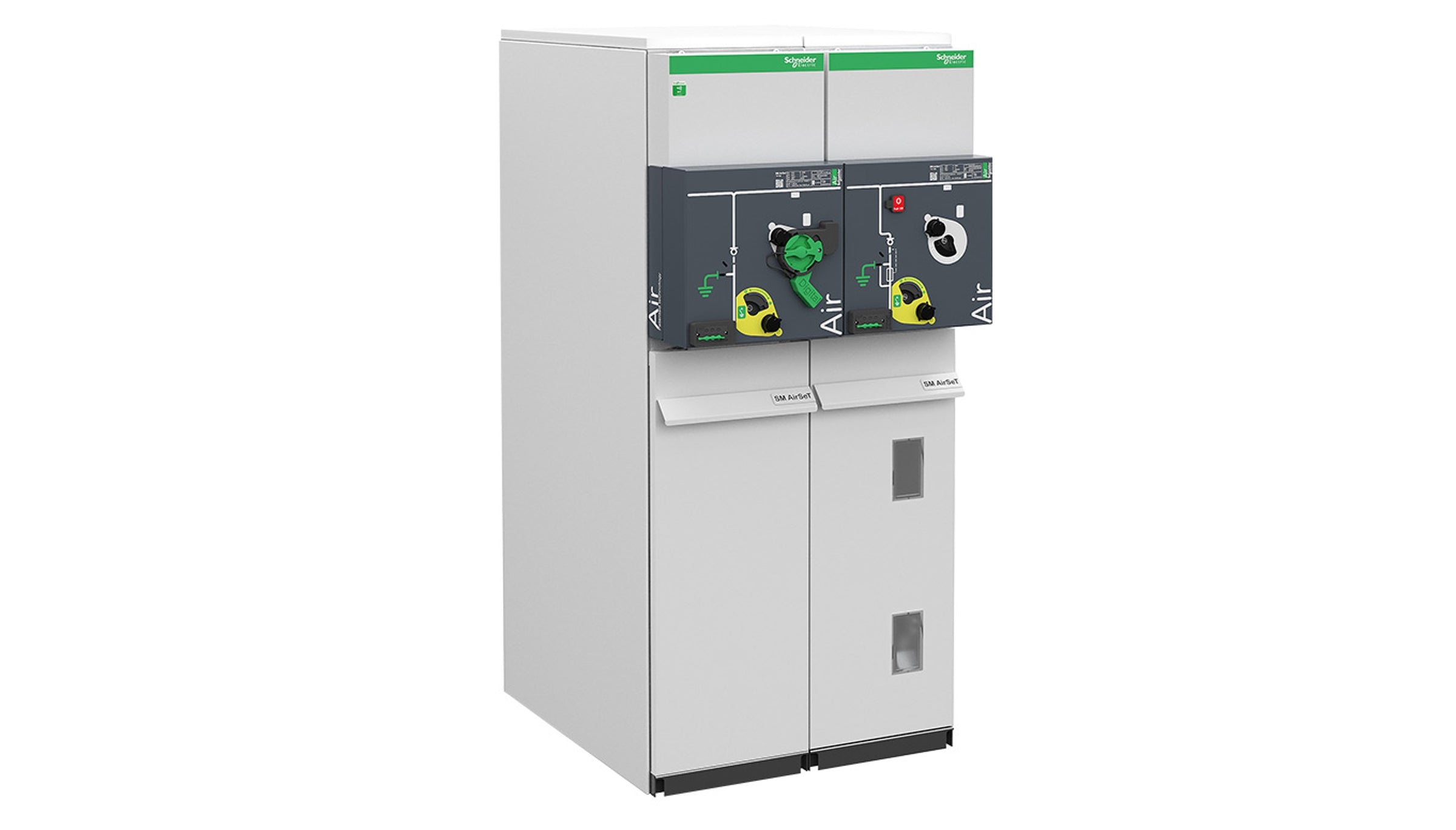 Schneider MS Schaltanlage RRL für Unterstation RM AirSeT NE-IIB 24kV 20A SF6 Gas frei